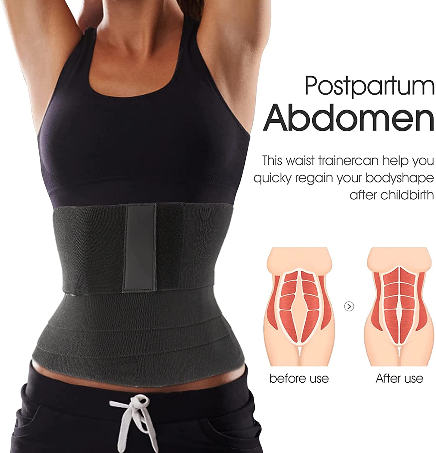 Waist Trainer for Women Tummy Wrap