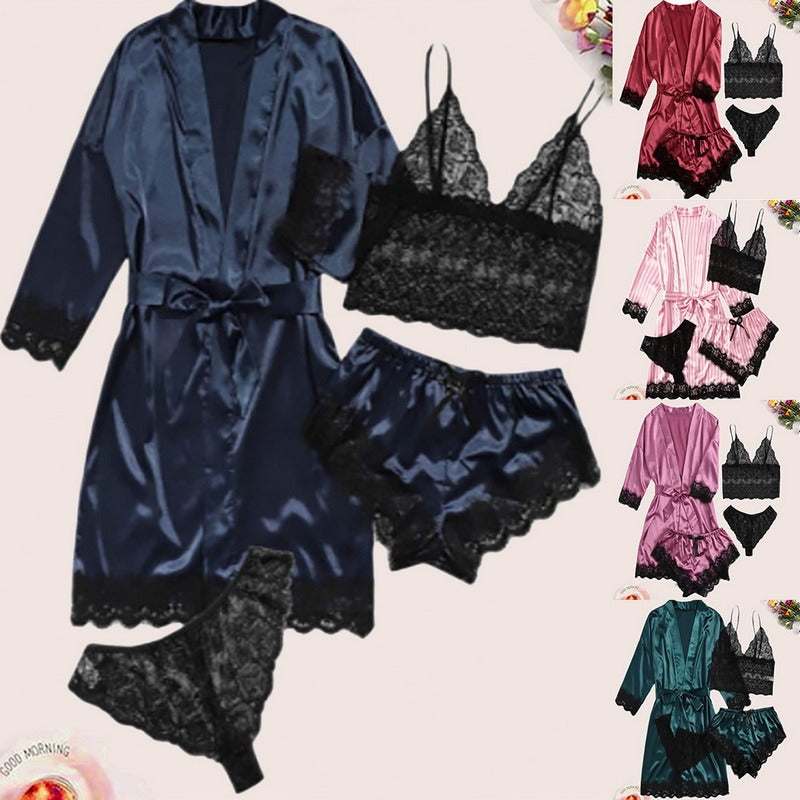 Nightwear Underwear Sleepwear 4 Pcs