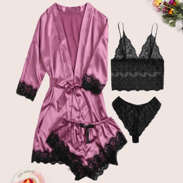 Nightwear Underwear Sleepwear 4 Pcs