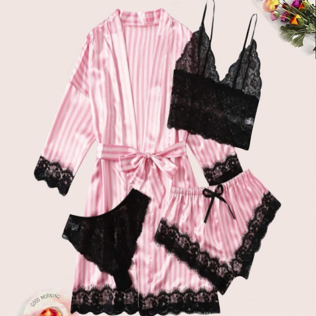 Nightwear Underwear Sleepwear 4 Pcs