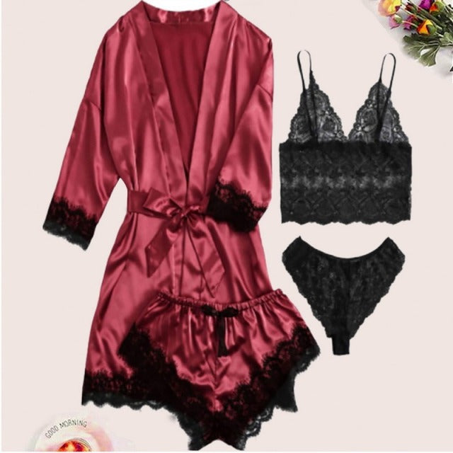 Nightwear Underwear Sleepwear 4 Pcs