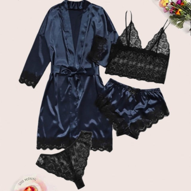 Nightwear Underwear Sleepwear 4 Pcs