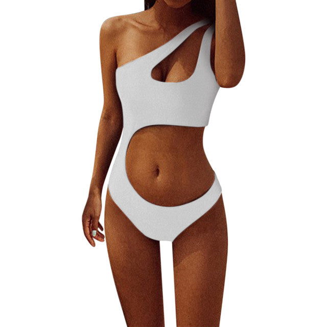 Sexy One Shoulder Bikini  Swimsuit