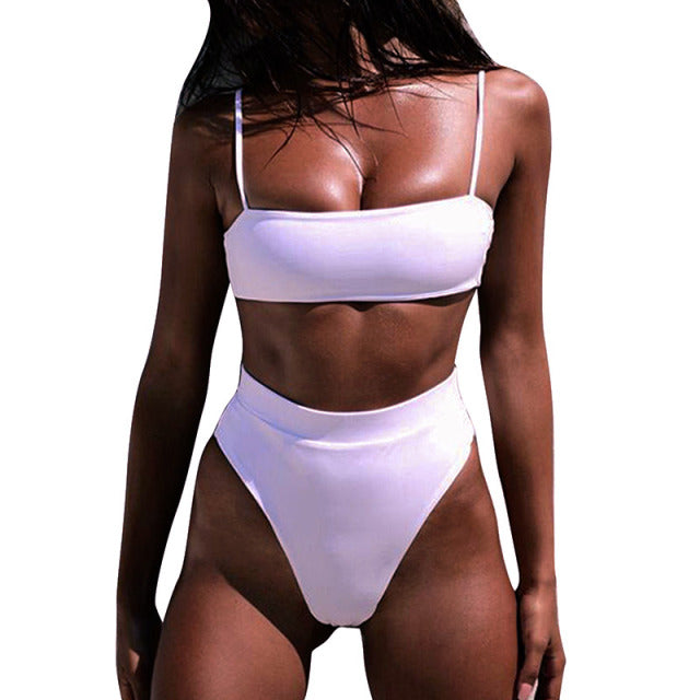 Sexy Ribbed Bikini Women Swimwear