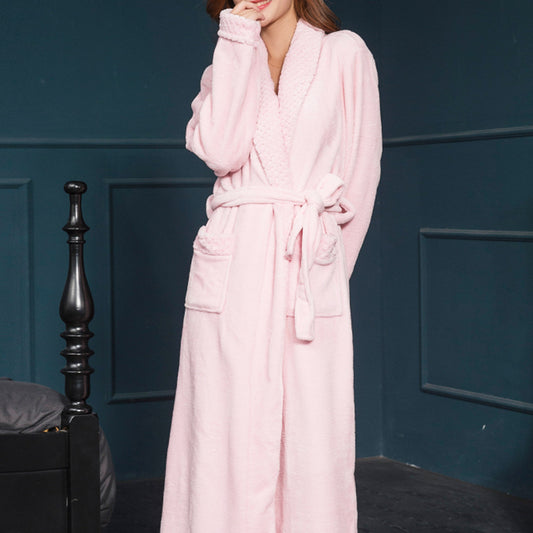 Adult Home Wear Flannel Nightgown