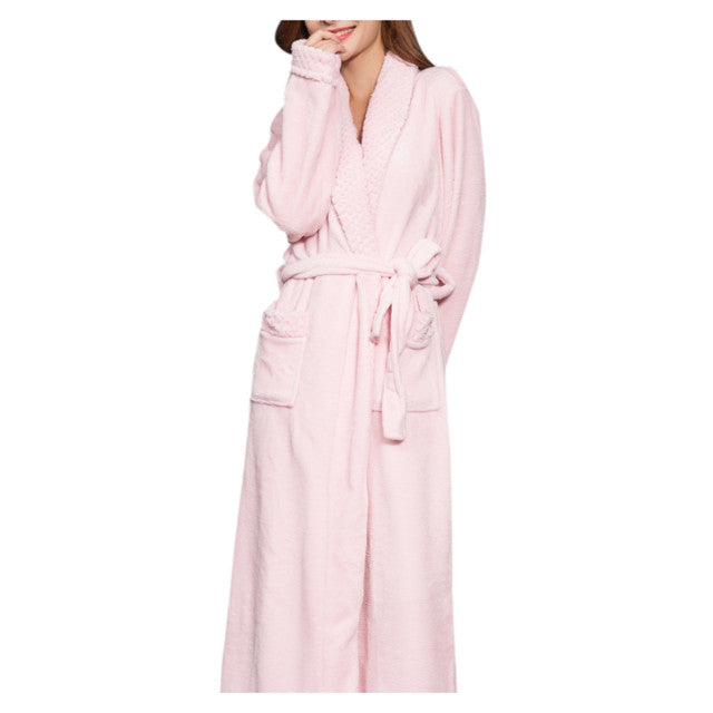 Adult Home Wear Flannel Nightgown